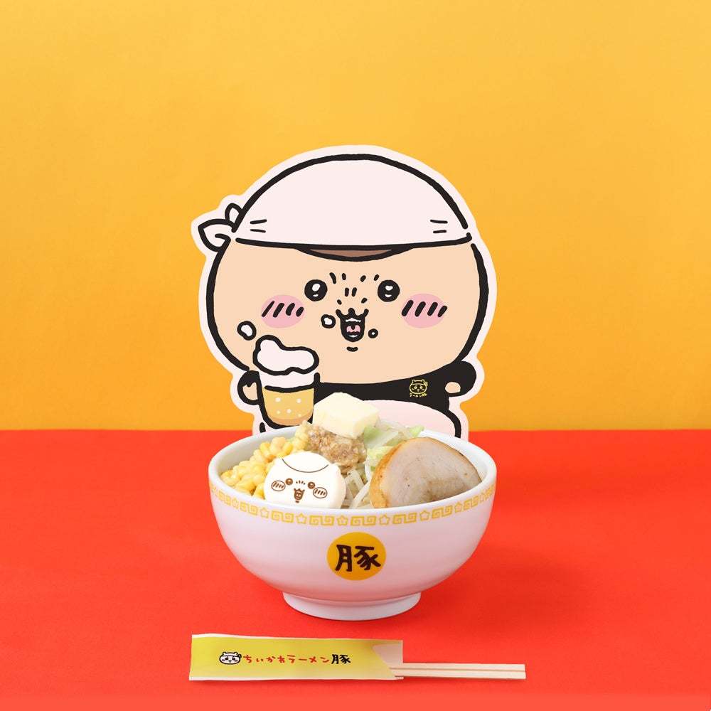 「ちいかわラーメン 豚」東名阪3店舗にて期間限定メニュー第2弾「ラーメン豚 味噌」登場‼ドリンク2種も新発売決定！