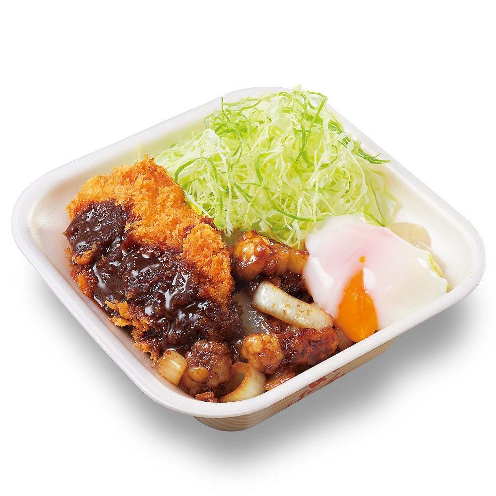 【正統派】一度に食べたいを叶えます「ホル玉とロースカツの合い盛り」とんかつ専門店かつやに新登場！