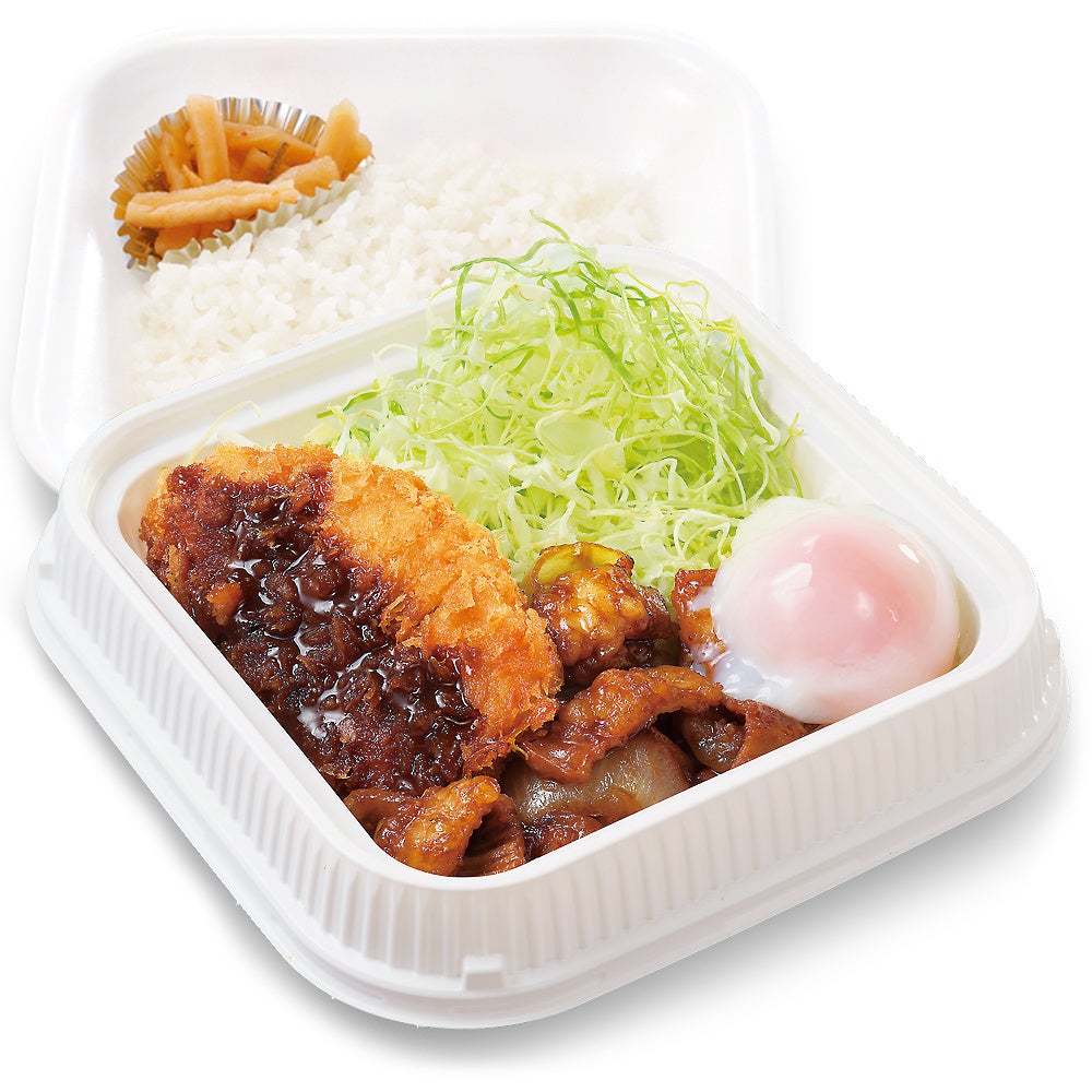 【正統派】一度に食べたいを叶えます「ホル玉とロースカツの合い盛り」とんかつ専門店かつやに新登場！