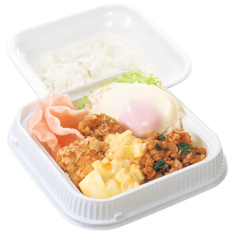 【旨辛&タルタル】主役級おかずを一皿で「タルタルガパオ盛り定食」からあげ定食専門店からやまに新登場