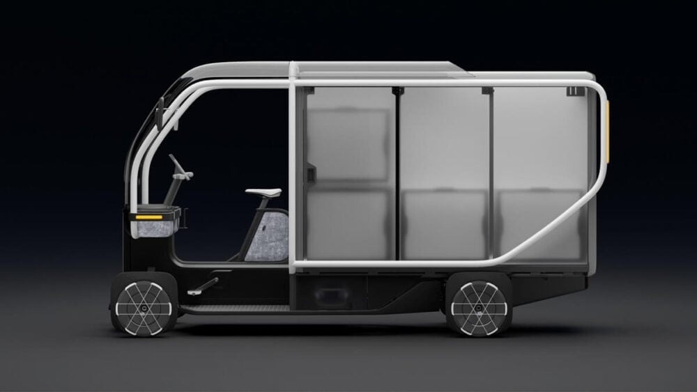 「日本にはどうかな？」ラストマイル配送向けの“電動アシスト付き4輪自転車”「Fastport」発表
