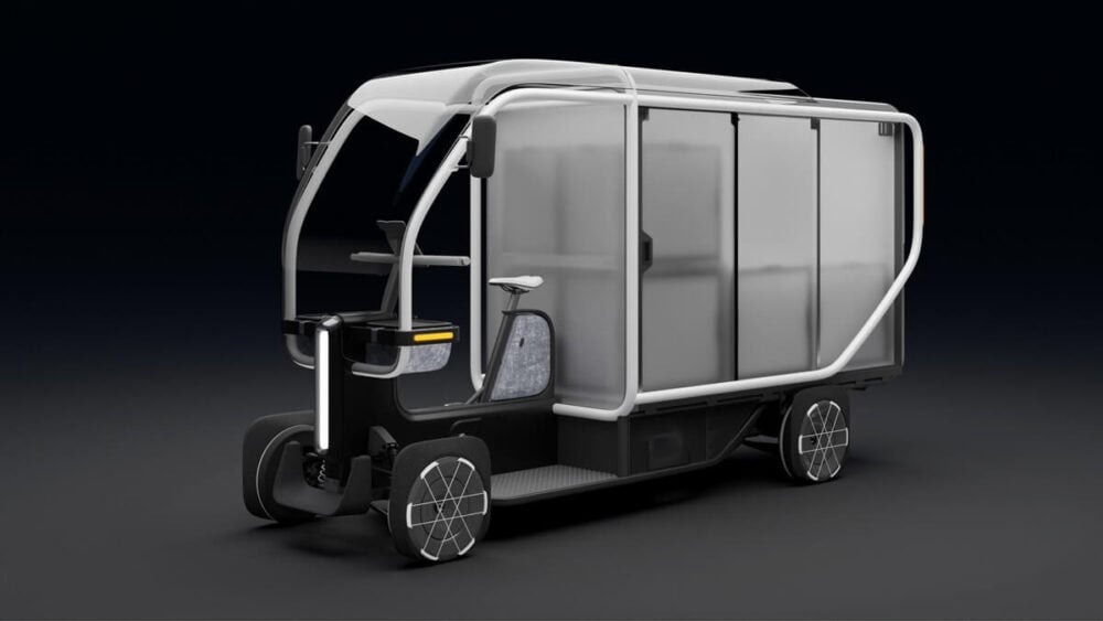 「日本にはどうかな？」ラストマイル配送向けの“電動アシスト付き4輪自転車”「Fastport」発表