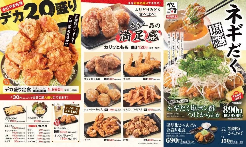 【食欲の秋はじまる】ネギだく塩ポン酢つけから定食「からやま」に新登場！