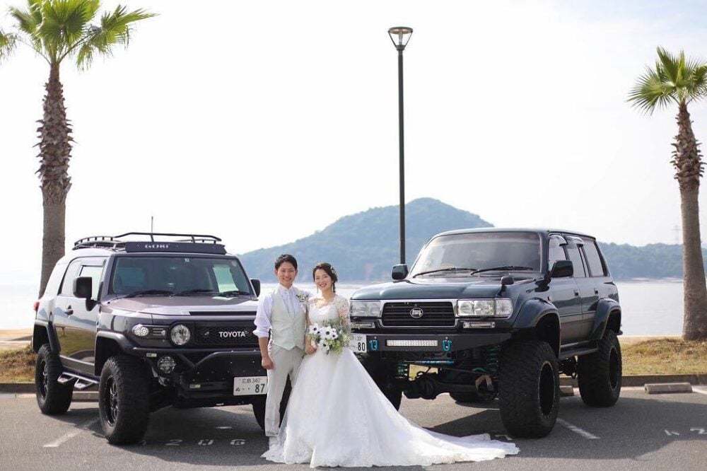 結婚を機にランクル80からFJクルーザーがファミリーカーに☆ドライブ中は夫婦でカスタムの話で盛り上がります！