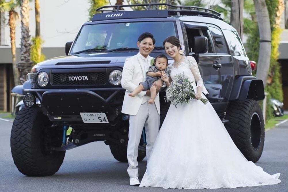結婚を機にランクル80からFJクルーザーがファミリーカーに☆ドライブ中は夫婦でカスタムの話で盛り上がります！