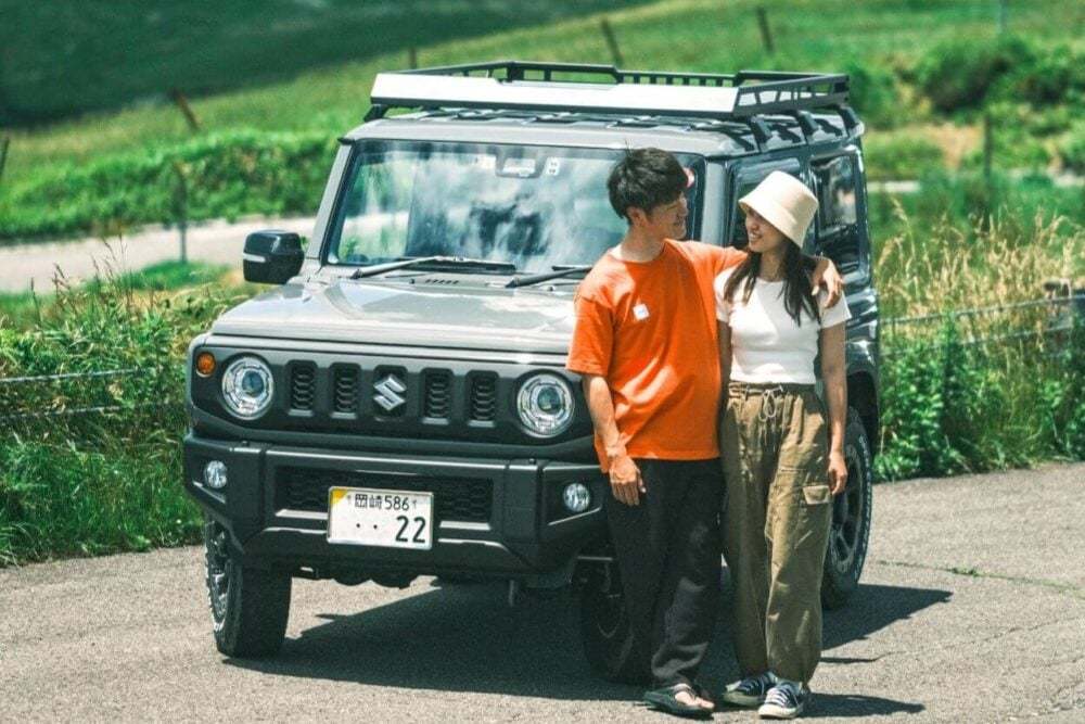 ジムニ―にした決め手は”走破性”!カメラが趣味のキャンプ男子は、カー用品にもこだわりあり☆