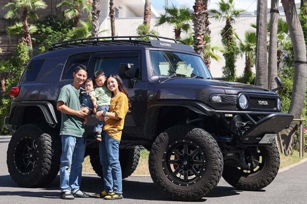 結婚を機にランクル80からFJクルーザーがファミリーカーに☆ドライブ中は夫婦でカスタムの話で盛り上がります！