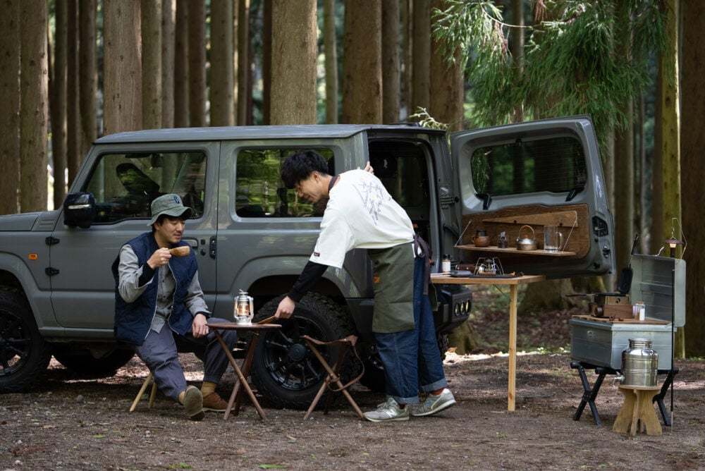 コンパクトでアウトドアに合う車！キャンプとカメラが好きなジムニー男子”カクカクフォルム”がお気に入り