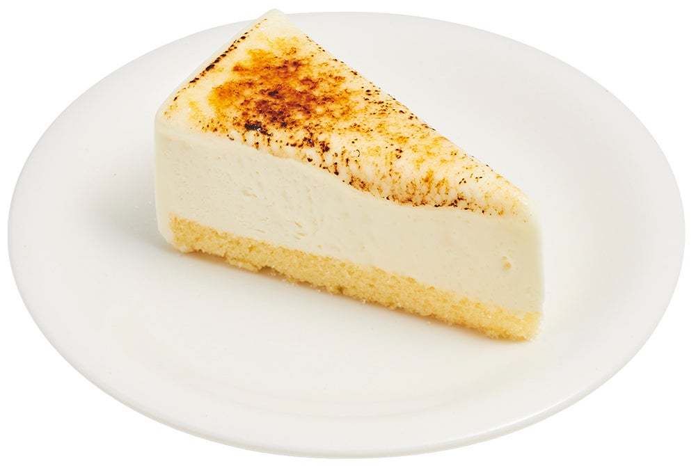 “スシローカフェ部”の人気スイーツがさらにパワーアップ！クリームチーズ増量でより濃厚に！直前炙りでチーズがとろける「ブリュレアチーズケーキ」！