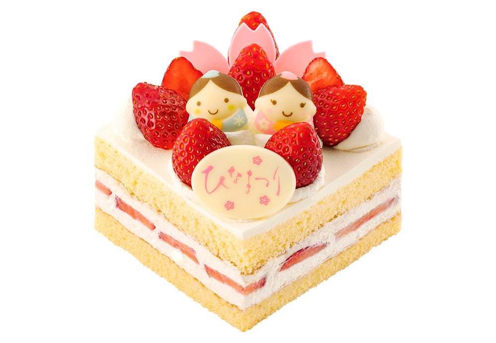 【バターステイツ】ひなまつりは苺のひな壇にときめく王道ショートでお祝い！3日間限定販売。