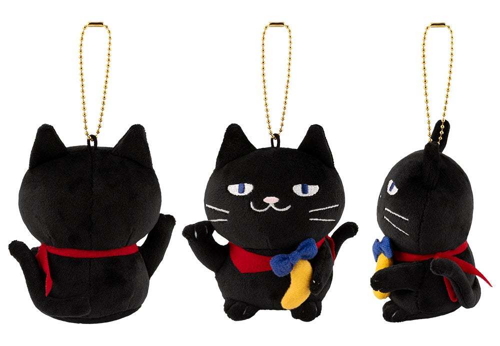 東京ばな奈が黒猫に！秋冬限定「東京ばな奈ぶにゃんこ」登場。ブランド史上初のぬいぐるみチャーム＆ランチトート新発売