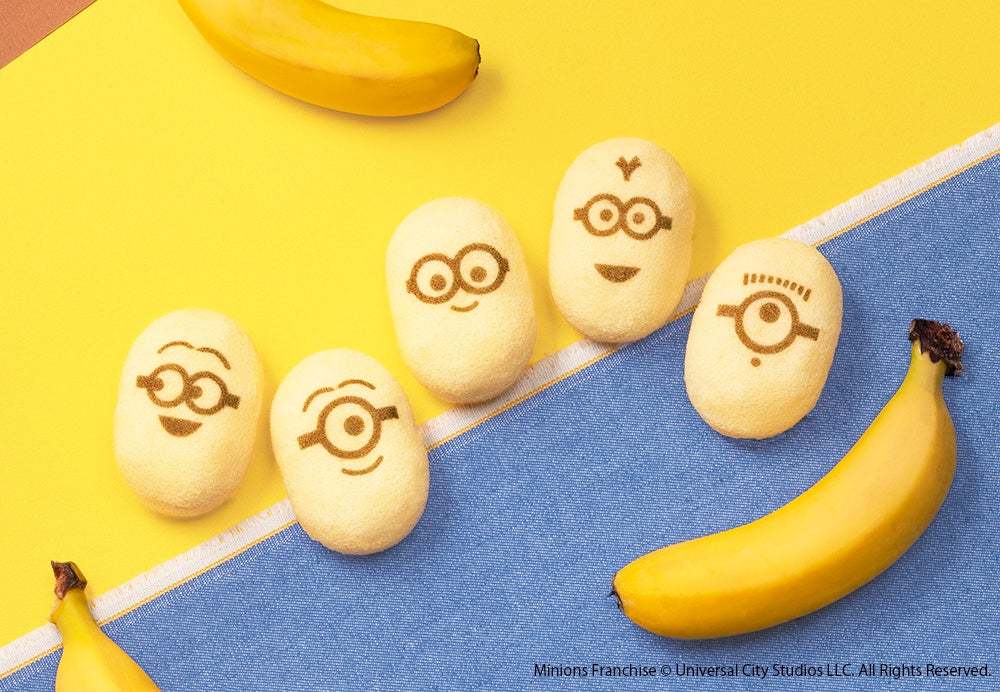 【関西限定】ミニオンと銀のぶどうがコラボした「ミニオンinカンサイ」から、第2弾チョコバナナケーキが登場！阪急うめだ本店では先行発売も。