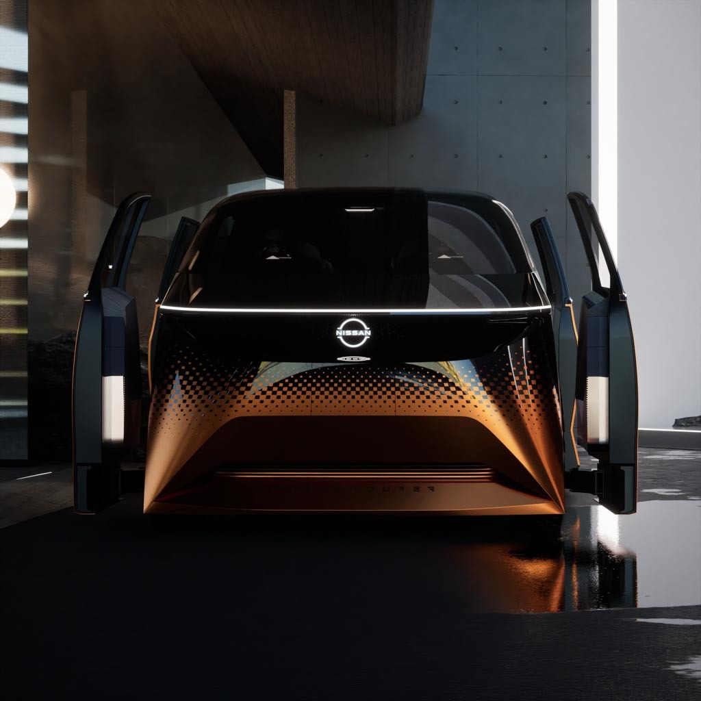 日産､EVコンセプトカー第三弾のプレミアムEVミニバン｢ニッサン ハイパーツアラー｣発表｡上質さと先進技術が融合した一台