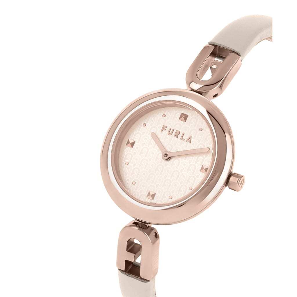 【ジュエリー感覚のバングル】FURLAの人気No.1カラーピンクも　文字盤にはモノグラム