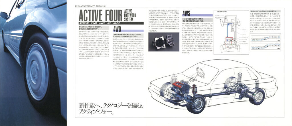【ボクらの時代録】1987年の日本カー・オブ・ザ・イヤー。「インディビジュアル4ドア」三菱ギャラン(SNPF/SNGM型)の先進メカニズム