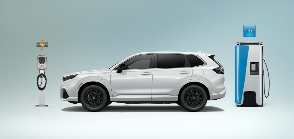 プラグイン充電機能を持つ新型燃料電池SUV! ホンダ、「CR-V e:FCEV」を「H2&FC expo」で世界初公開