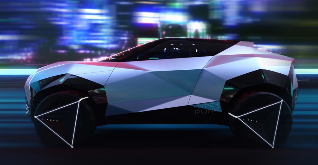 新宿の街頭ビジョンと｢フォートナイト｣内で世界観を紹介！ 日産､EVコンセプトカー第四弾｢ニッサン ハイパーパンク｣を発表