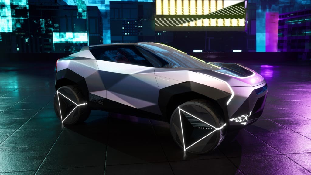 新宿の街頭ビジョンと｢フォートナイト｣内で世界観を紹介！ 日産､EVコンセプトカー第四弾｢ニッサン ハイパーパンク｣を発表