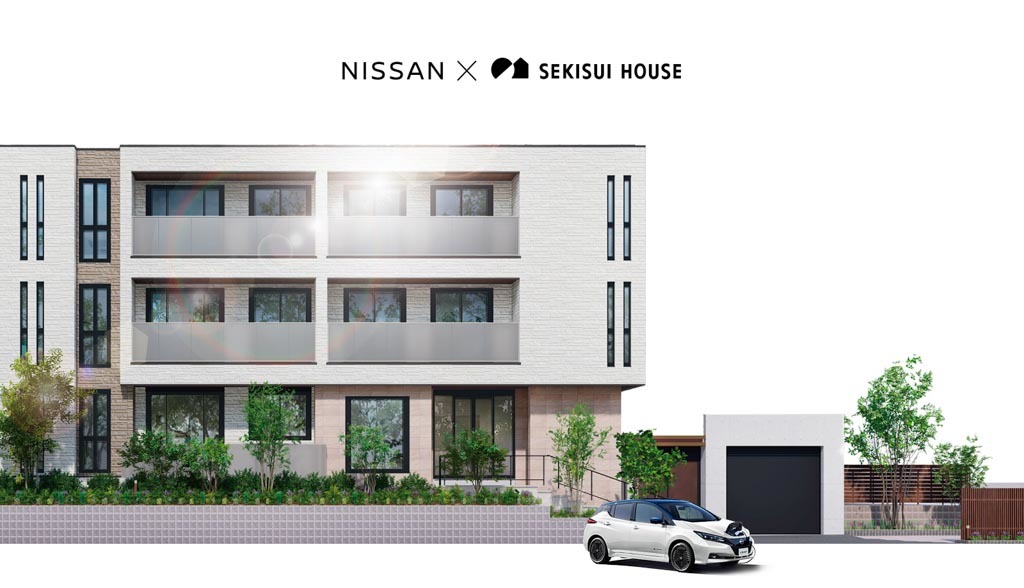 住環境でEVを諦めない社会を目指す！ 日産×積水ハウス｢+e PROJECT｣が発足へ｡