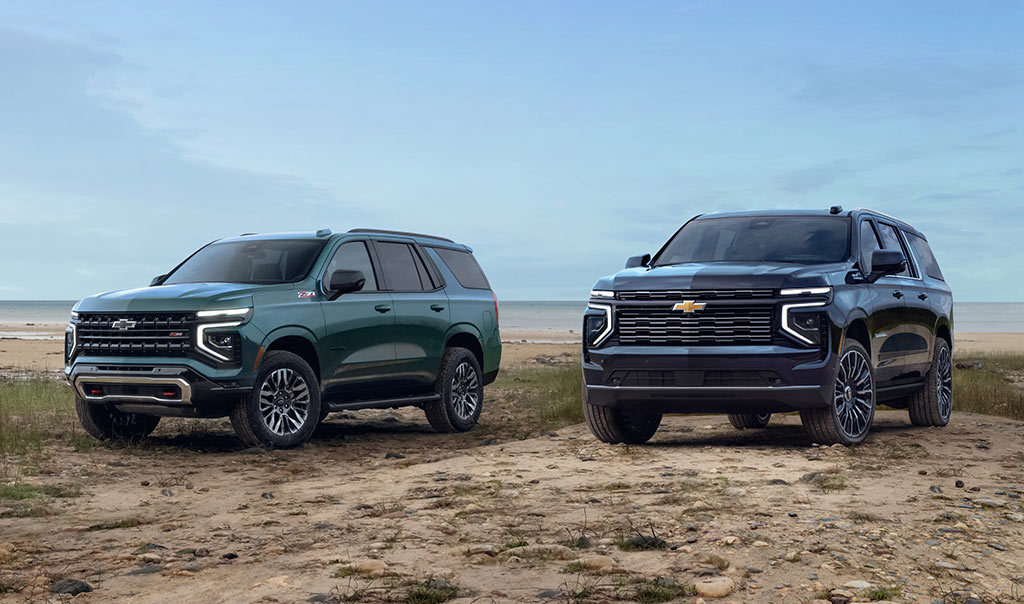 シボレーの新型! 業界で最も売れている大型SUV「タホ」「サバーバン」の2025年型発表