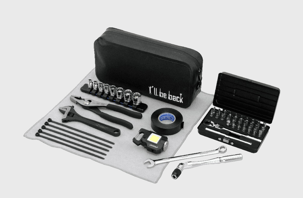 ⼯具専⾨店が､ライダーのために本気で作った⾞載⼯具セット｢IʼLL BE BACK ⾞載⼯具セット｣販売開始