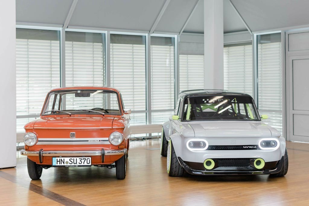 「e-tron」を搭載した「NSU プリンツ」!? アウディ・ネッカーズルム拠点150周年を記念した特別プロジェクトとは
