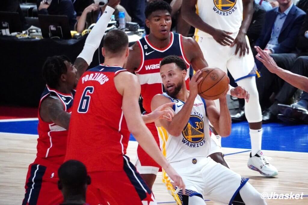 【NBA】 八村塁11得点10リバウンド、カリー17得点 4Qウォリアーズ逆転し２連勝/NBA JAPAN GAMES2022 ウォリアーズvsウィザーズ