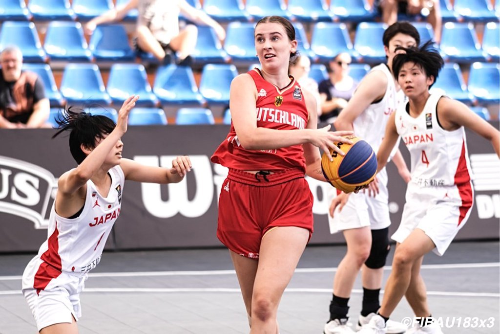 【U18 3×3WC】FIBA U18女子日本代表はドイツに12-14で悔しい準々決勝敗退