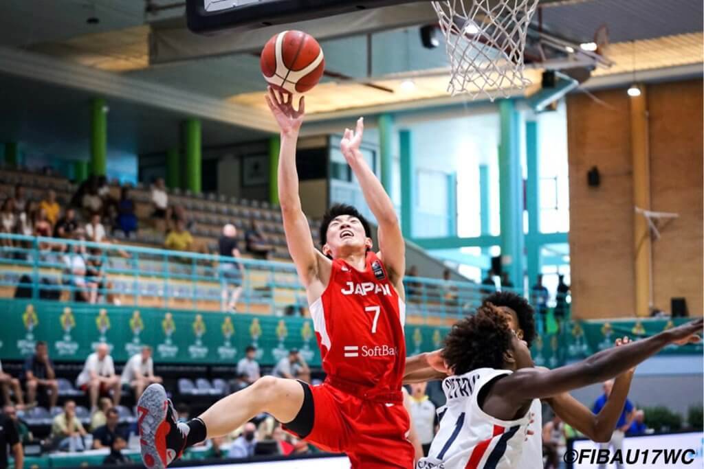 【FIBAU17W杯】108-48とフランスに完敗/ 川島悠翔「もっとボックスアウト徹底しないといけない、リリースをもっと速くしてスリーポイントを決めたい」