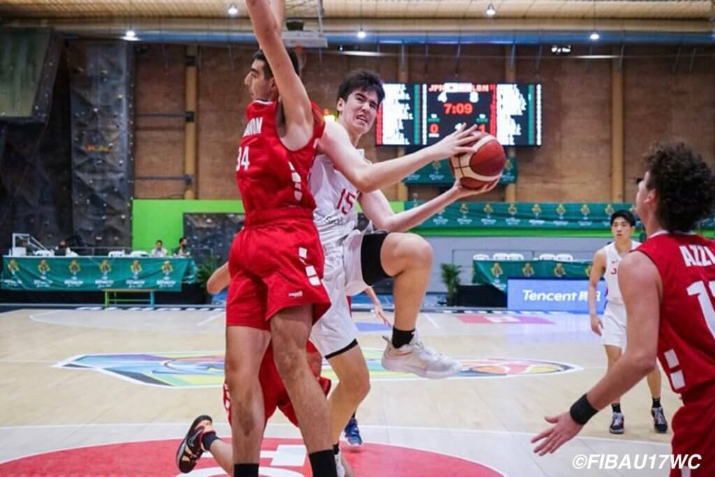 【FIBAU17W杯】男子日本代表待望の1勝をレバノンから勝ち取る/小川瑛次郎4本3P含む16得点、川島悠翔19得点、渡辺伶音9得点9リバウンド