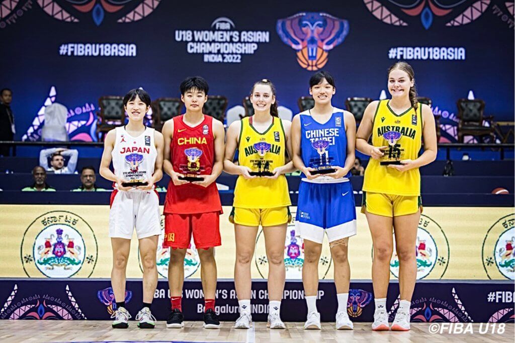 【FIBAU18女子アジア選手権】惜敗から日本はチャイニーズ・タイペイに勝利で3位受賞/#3横山智那美 大会ベスト5選出