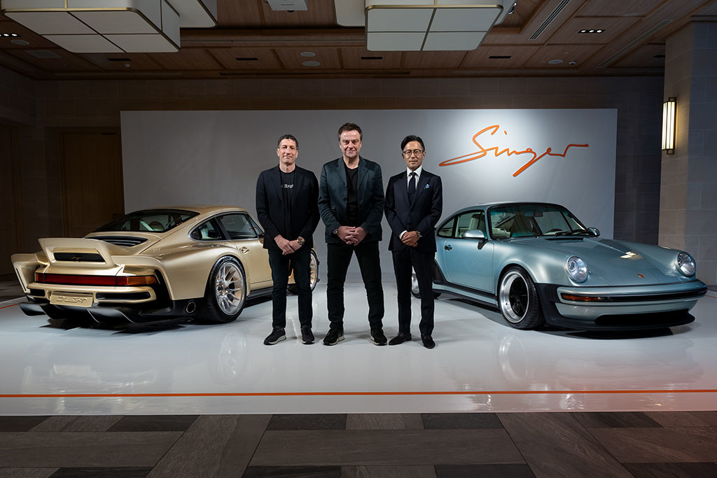 ポルシェ911再構築スペシャリストのシンガー、日本におけるパートナーシップ契約をコーンズと締結！