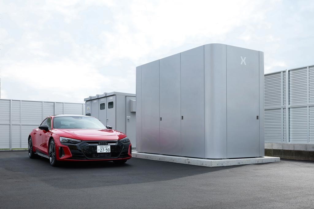 業界初導入! アウディ、パワーエックス社の蓄電池型超急速EV充電器を「アウディ八王子」に設置