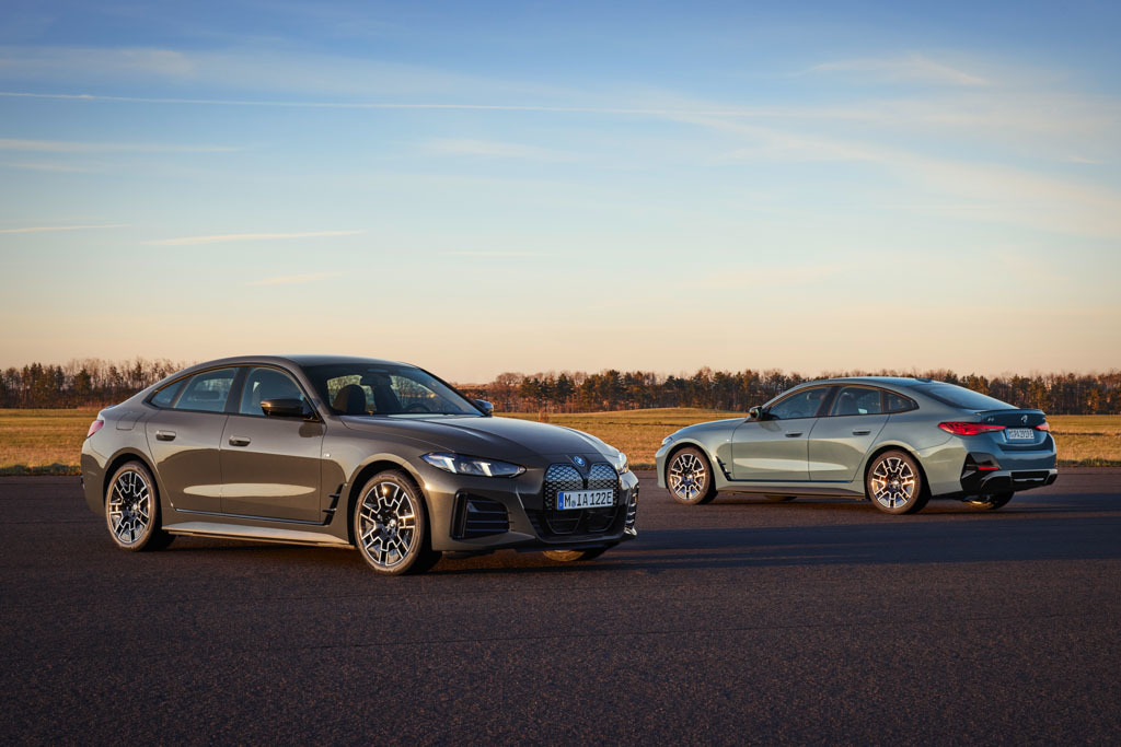 7月にマイナーチェンジ版が生産開始! 新型「BMW i4」「BMW 4シリーズ グランクーペ」、テクノロジーとデザインを刷新へ
