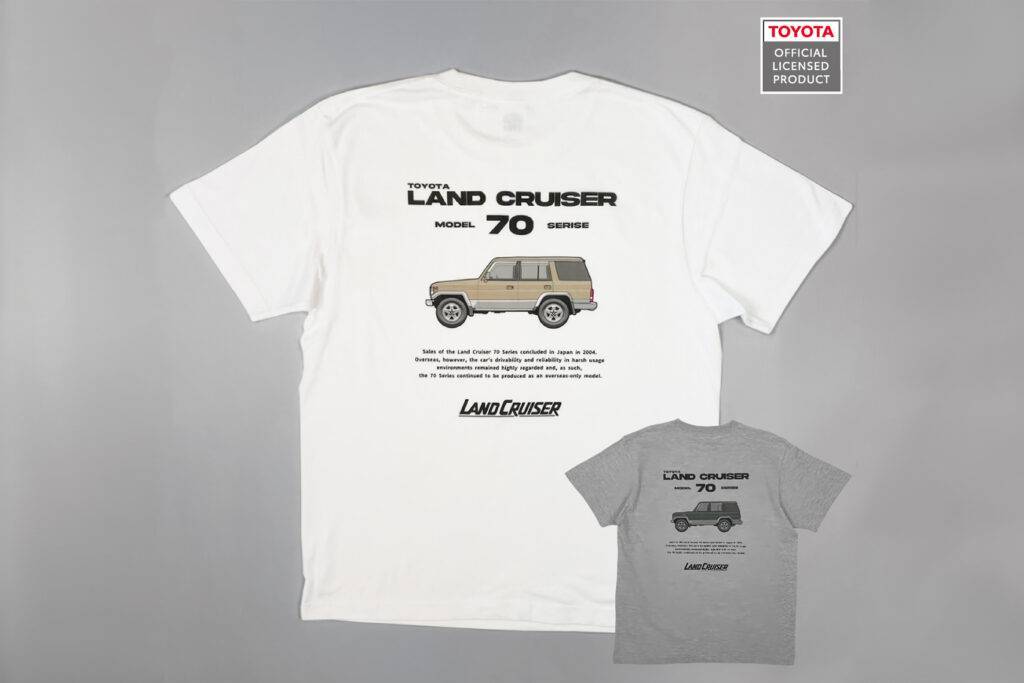 限定デザインのTOYOTA LAND CRUISER 70 Tシャツが成田空港に登場！