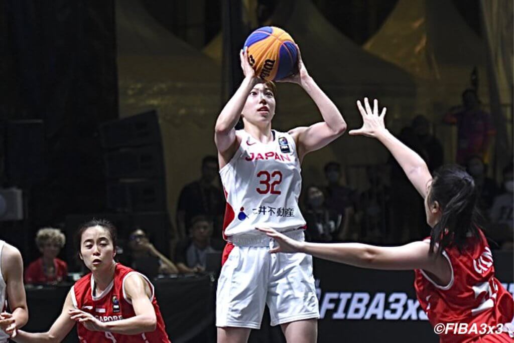 【3×3】WOMEN日本代表1位通過で準々決勝進出決定 7/10の13:45からスリランカと対戦