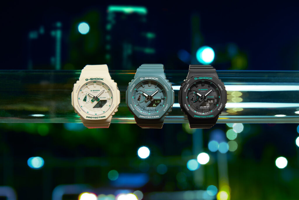 【G-SHOCK最新モデル！】アイコニックな八角形フォルムとコンパクトなサイズ感とトレンドカラーのグリーンが融合した時計！