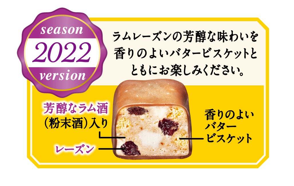 冬のプチ贅沢にぴったり！芳醇な“ラムレーズン”の味わいと”発酵バター”がマリアージュ『ブラックサンダーひとくちサイズ ラムレーズン発酵バター仕立て』新発売