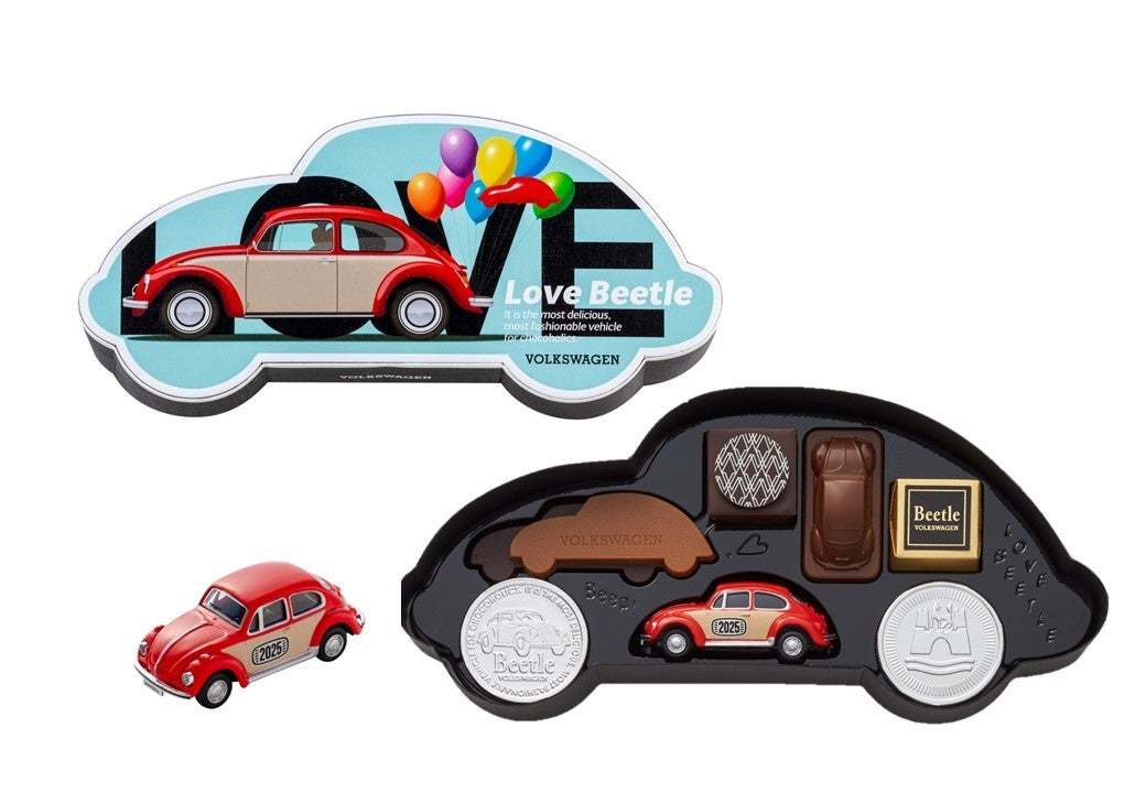 フォルクスワーゲン社「Beetle」とコラボレートしたチョコレートブランド　モロゾフオンラインショップで期間限定セットを販売