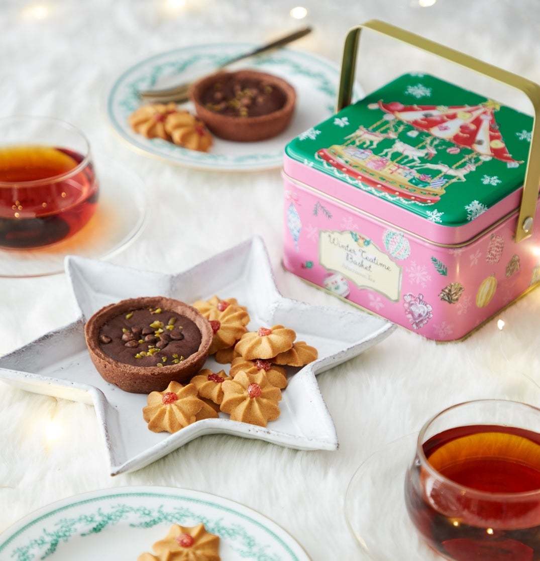 【Afternoon Tea】24種類のお茶のアドベントカレンダー、クリスマスバウムクーヘンのお菓子キットや「りんごのシュトーレン」など全10種