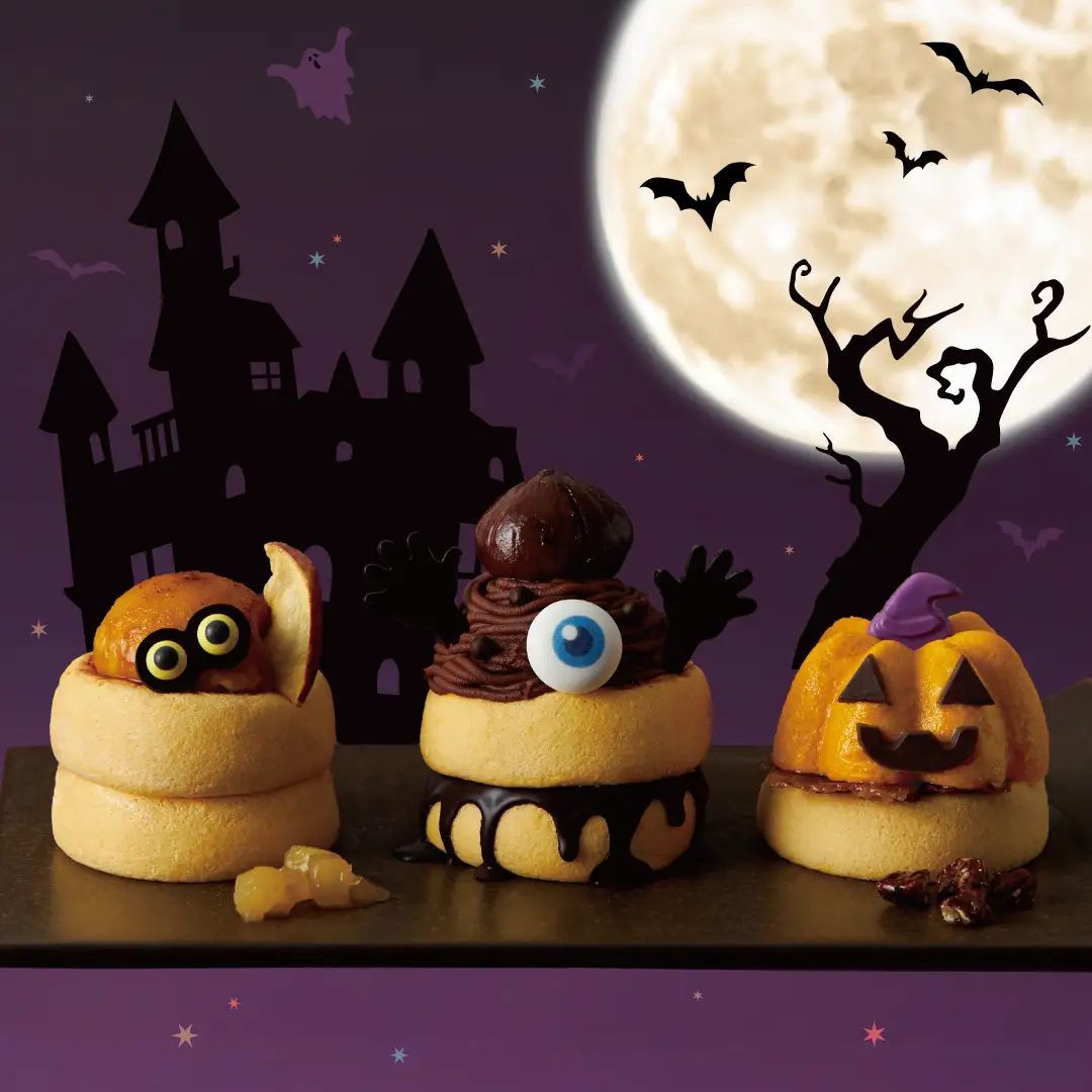 食欲の秋、3つの秋とふわふわおばけ＜ハロウィン限定＞史上最高に可愛いおばけたちがスフレをジャック！！