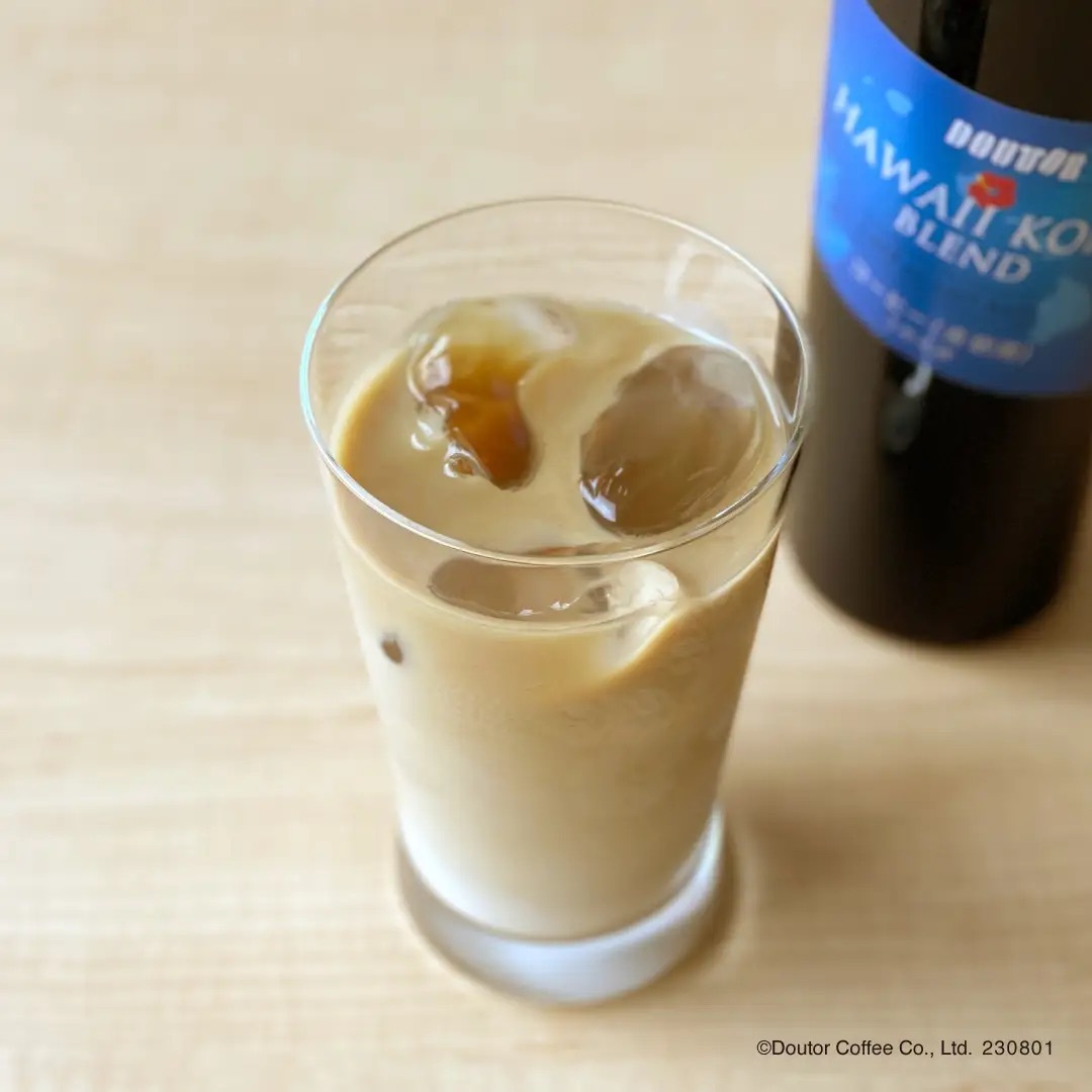 ドトール オンラインショップ限定 直営農園のあるハワイ島コナ地区のコーヒー豆を使用 「カフェオレベース ハワイコナブレンド」8月4日(金)に50本限定で発売