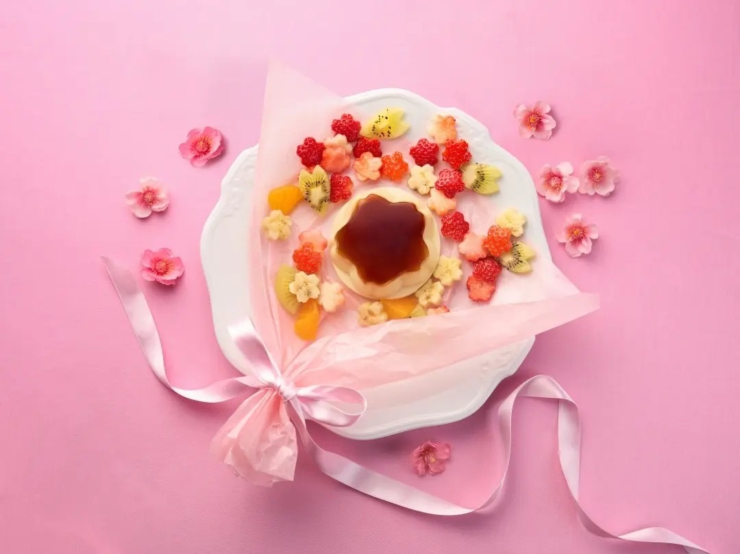 昨年大好評を博した桜の形の「プッチンプリン」今年も数量限定で2月20日(月)より全国発売