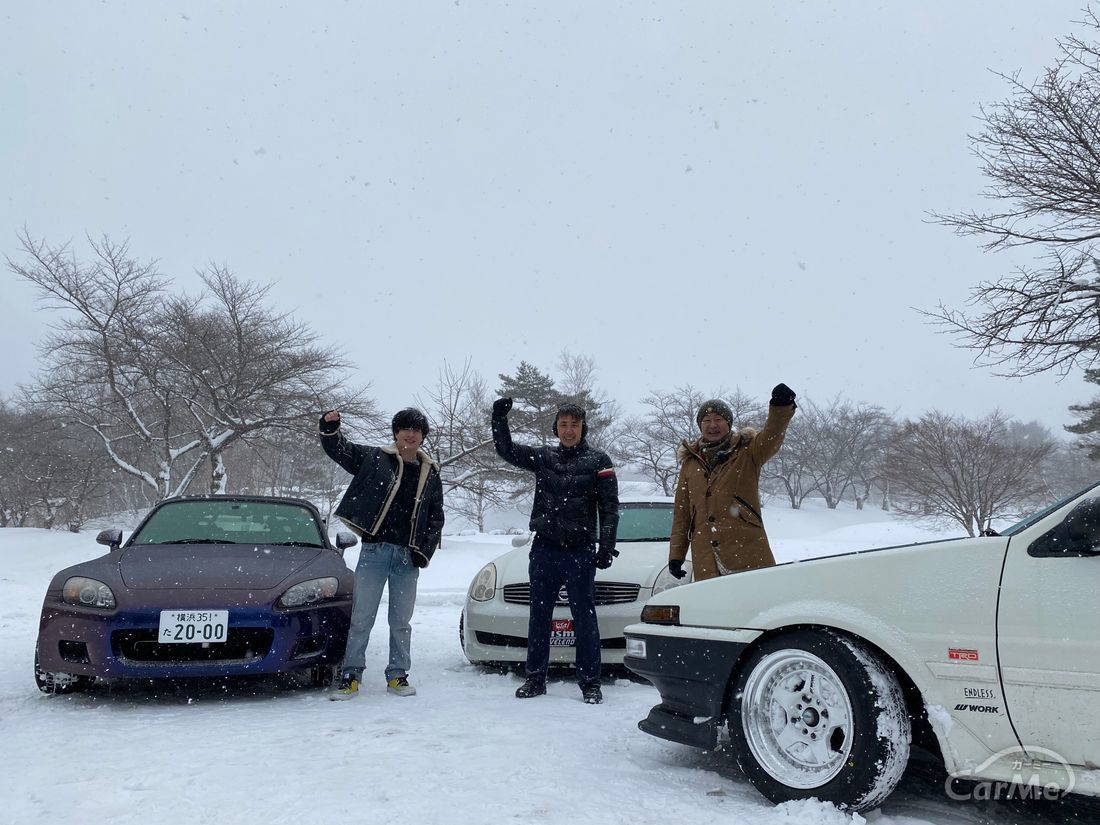 【 豪雪の郡サイ 】土屋圭市 AE86 vs 現役GTドライバー 愛車 ガチバトル番外編!!