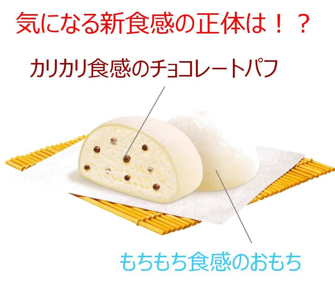 今度の雪見はもちもちカリカリ!?新食感の雪見だいふくが新登場！『雪見だいふく もちもちカリカリ ～チョコinバニラ～』2024年4月29日（月）発売