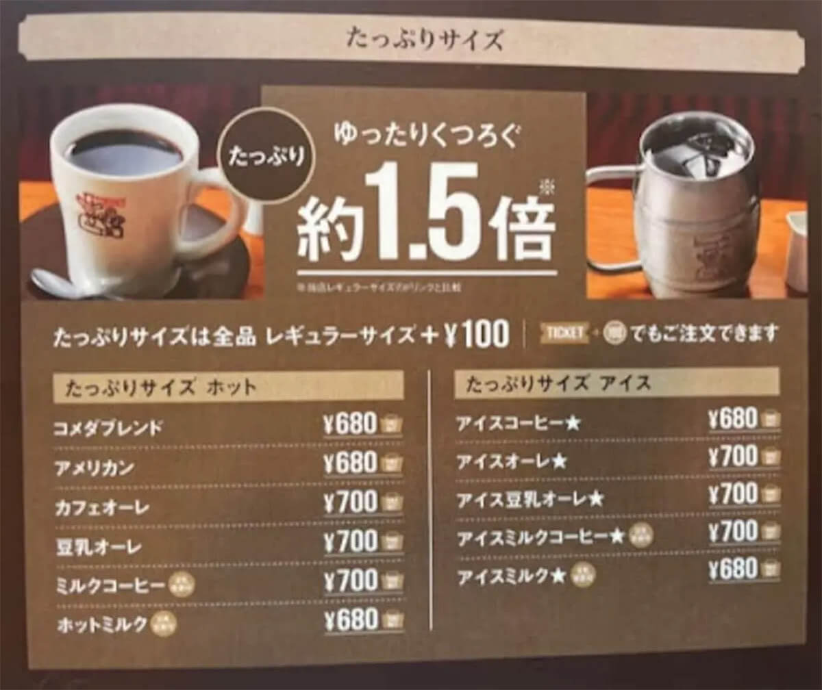 コメダ珈琲店の人気ドリンク/フード 1位は、言わずと知れたあのメニュー!【イチオシ調べ】
