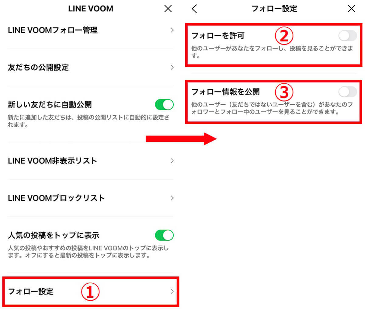 LINE VOOMの「フォロー」機能の使い方 – フォローのやり方/解除方法を画像付き解説