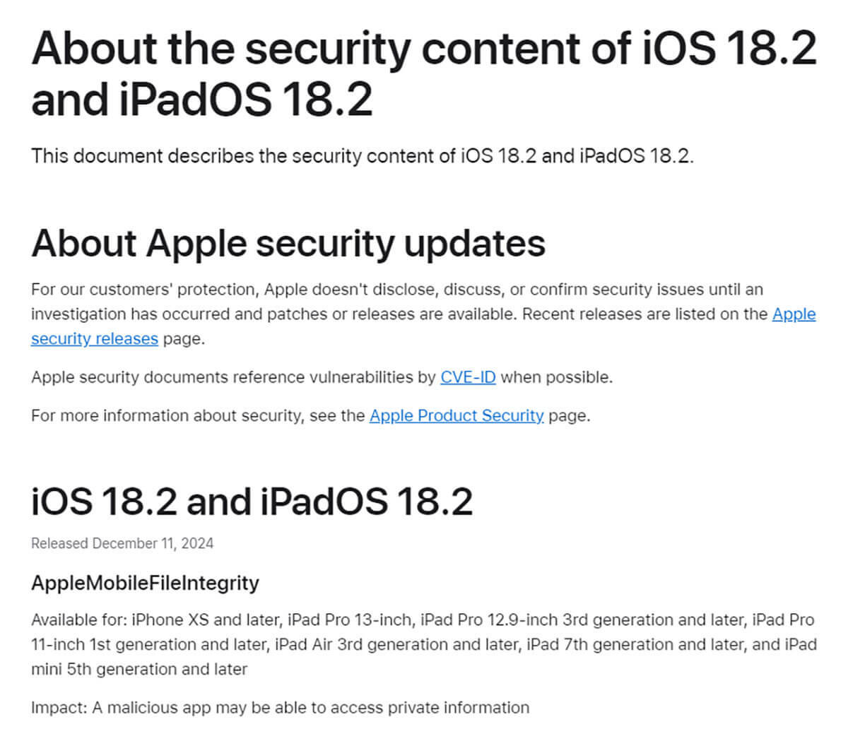 iPhoneの「iOS 18.2」がリリース − iPhone 16のカメラコントロール、写真、Safariの機能を強化！