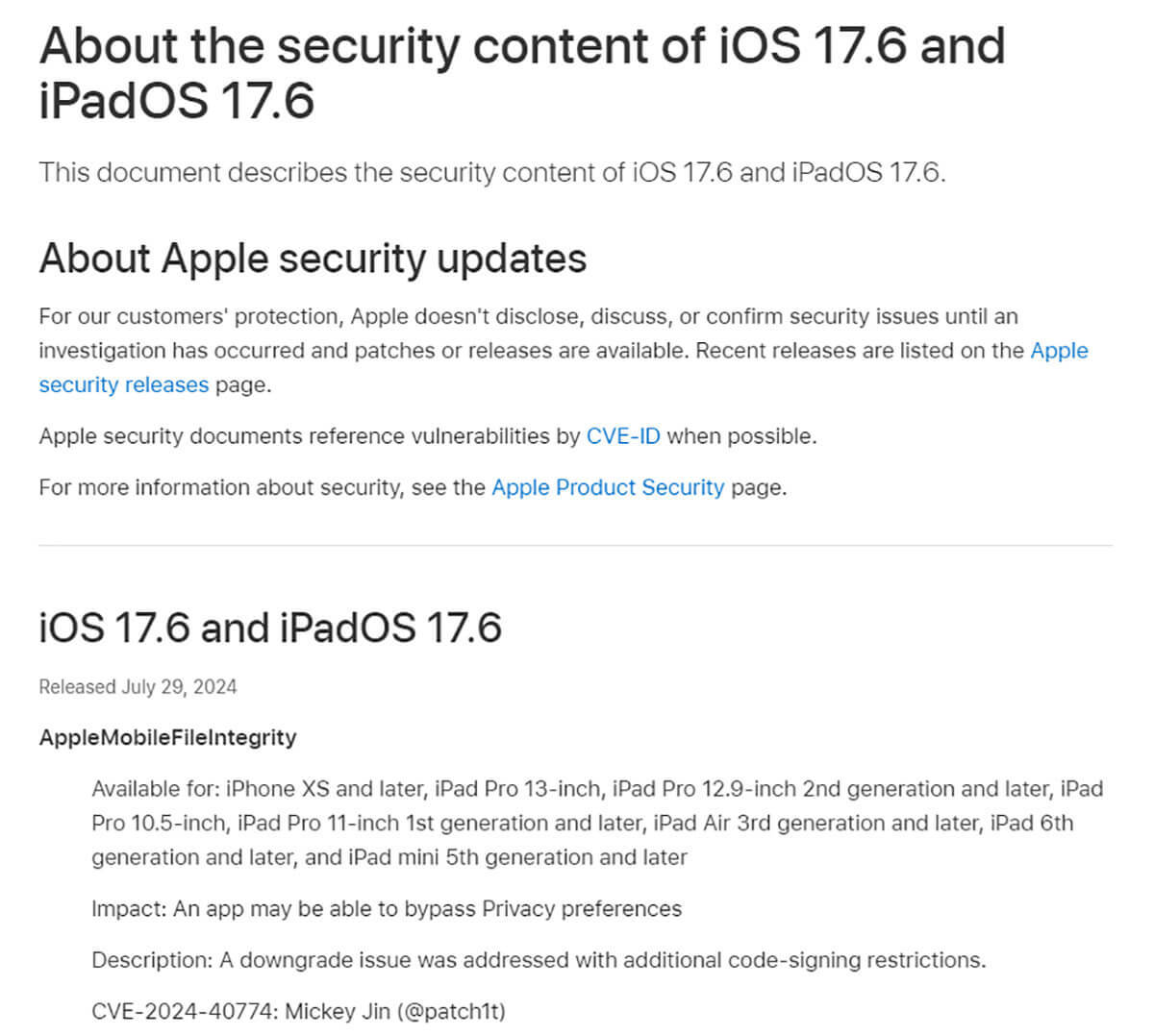 iPhoneの「iOS 17.6」アップデート公開 － 衛星経由の緊急SOSが利用可能に！