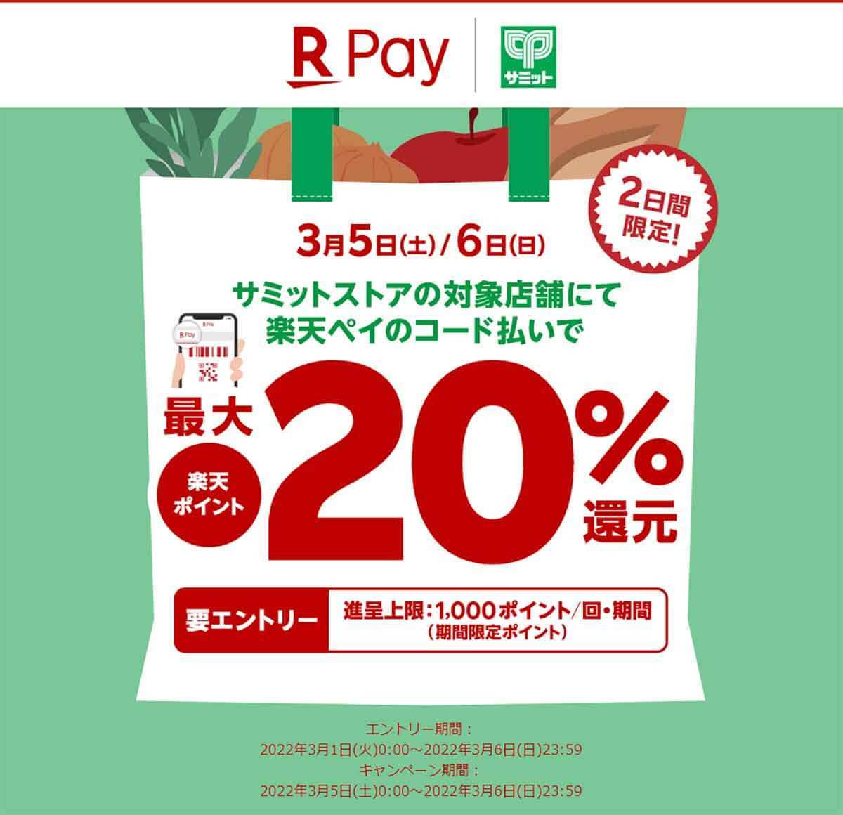 PayPay・楽天ペイ・d払い・au PAYキャンペーンまとめ【3月2日最新版】